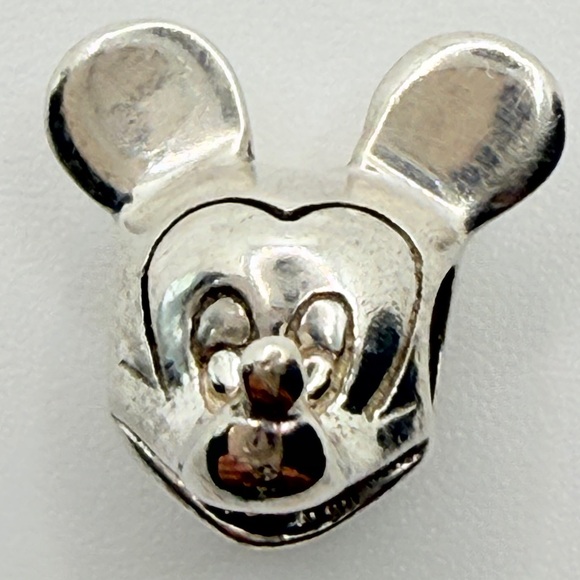 Cham + Disney‎ Colab Mickey Mouse Sterling Silver Bead Charm - Picture 1 of 5